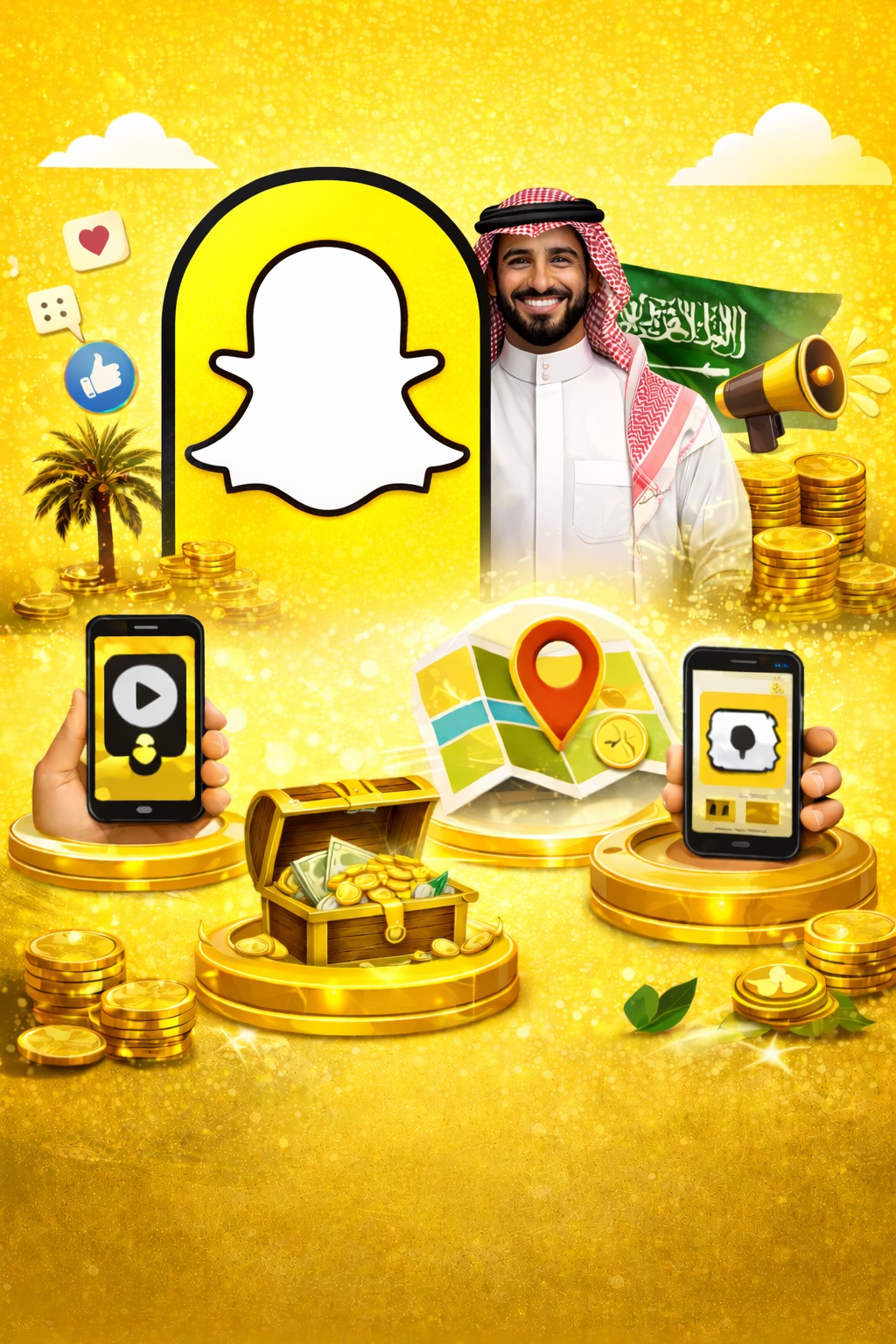 انشاء اعلانات سناب شات ممولة احترافية واستهداف العملاء في السعودية